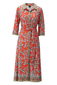 Birds of Paradise Midi Dress W604